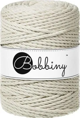 Obrázok produktu pre Bobbiny 3PLY Macramé Rope 5 mm 100 m Cashmere Beige Špagát