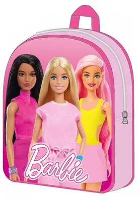 Produktbild von Barbie Rucksack für Kinder - Schulrucksack - Schultasche für Mädchen - Kinder Tasche - 30 x 26 x 10 cm - Rosa