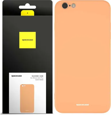 Immagine prodotto di SPACECASE Custodia in silicone per iPhone 6/6s Plus Arancione