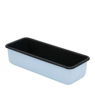 Produktbild von Riess Emaille Königskuchenform Kastenform 30x10cm Backemaille Blau