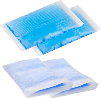 Produktbild von Kalt Warm Kompressen, Gel, mit 2 Vliesstoffhüllen, 8 x 13 cm, 2 Stück