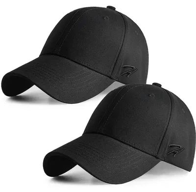 Obrázok produktu pre Baseballová čiapka, uni, 100% bavlna, nastaviteľná, čierna, jednofarebná