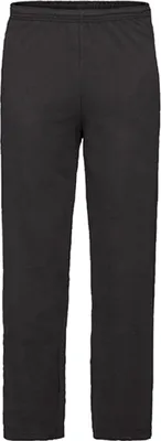 Image de Fruit of the Loom 64-038-0 | Pantalon de jogging léger à ourlet ouvert - Farbe : Black - Größe : L