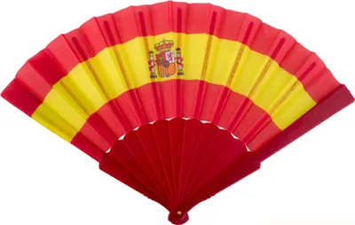 Immagine prodotto di Ventaglio Spagna rosso con decorazione
