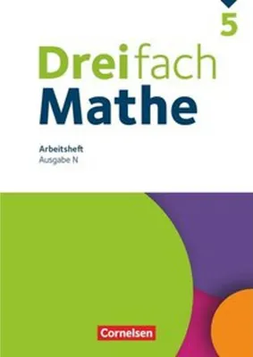 Produktbild von Dreifach Mathe - Ausgabe N - 5. Schuljahr: Arbeitsheft mit Lösungen