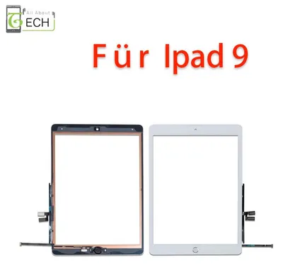 Produktbild von Für Apple iPad 9 2021 10.2 A2602 A2604 A2603 A2605 Touch front Touchscreen Weiß