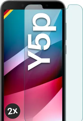 Produktbild von Glas Schutzfolie für Huawei Y5p, Stückzahl:2er Set