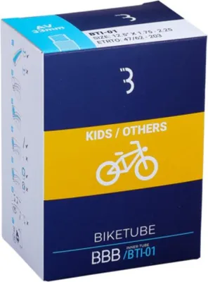 Produktbild von BBB Cycling Schlauch AV 16x1.75/2.125 schwarz 75 - zuverlässiger Fahrradschla...