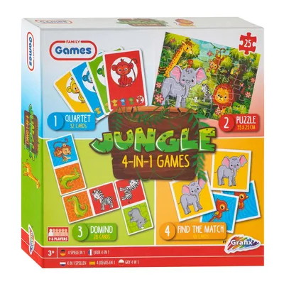 Produktbild von Hra box 4v1 Jungle