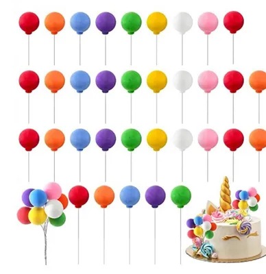 Produktbild von Omgoods – Set mit 50 Ballons für Tortendekoration und Geburtstagsfeiern