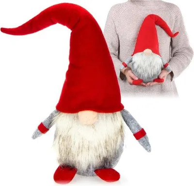 Produktbild von Famanu XXL Weihnachtswichtel Dekoration - Handgemachter Winter Elf für Festliche Stimmung