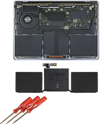 Immagine prodotto di Batteria Tradebit per Apple MacBook Pro 13 A2159 A2338 M1 2019 da 5103 mAh A2171 - Batteria di ricambio per laptop e notebook agli ioni di litio