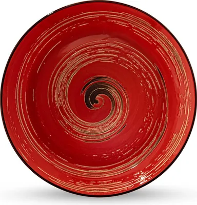 Zdjęcie produktu dla Wilmax Głęboki talerz 25,5 cm, 350 ml, czerwony, porcelana WL-669227/A