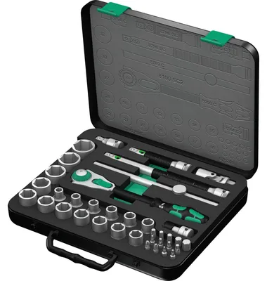 Produktbild von Wera 8100 SC 2 Zyklop Speed Knarrensatz 1/2 -Antrieb metr.