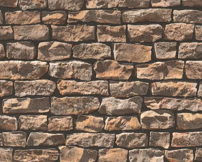 Produktbild von A.S. Création Tapete Wood`n Stone, Mustertapete in Natursteinoptik, beige, braun, schwarz, 10,05 m x 0,53 m, 907912, 9079-12