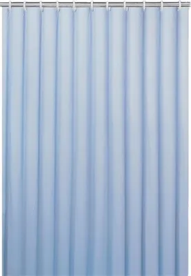 Image de DuraHome Rideau de douche 180 x 180 cm PEVA, bleu