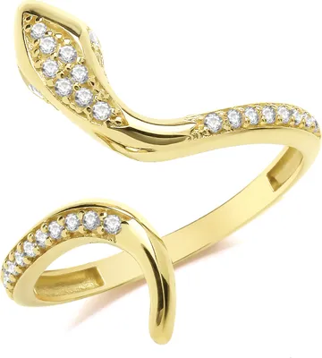 Produktbild von Moderner 9 Karat (375) Gold Damen - Ring mit Zirkonia, 57 (18.1); TRS36099RSP
