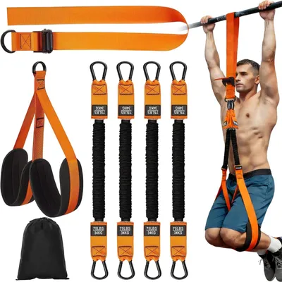Produktbild von Zugbänder mit Fußstütze für Krafttraining
