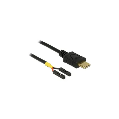 Produktbild von Kabel USB-C Stecker > 2 x Pfostenbuchse einzeln zur Stromversorgung - Länge: 30cm