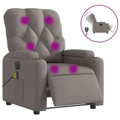 Zdjęcie produktu dla VidaXL 3204706, Tkanina, Szarobrązowy, Pianka, 110 kg, 740 mm, 865 mm