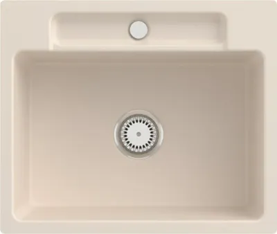 Produktbild von Villeroy & Boch Keramikspüle 33461FFU, Siluet 60 S flat Flächenbündige Spüle - inkl.