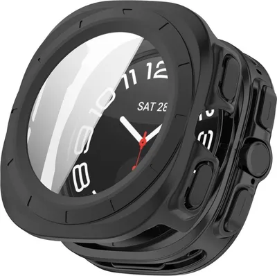 Obrázek produktu pro Pro Samsung Galaxy Watch Ultra 47mm / Ultra 2025 Ochranné pouzdro + sklo 9H Black