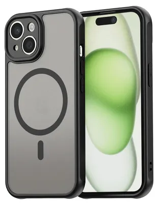 Produktbild von Techsuit – HaloFrost II MagSafe Schutzhülle für iPhone 15 Plus – schwarz