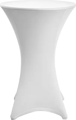Immagine prodotto di Yakimz copritavolo da bar copritavolo da bar elastico copritavolo da bistrot bianco Ø 80 cm