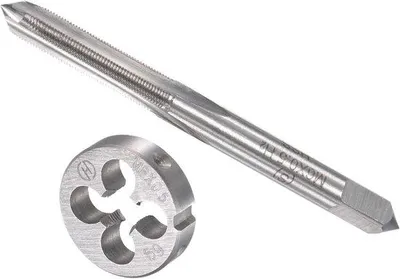 Obrázok produktu pre Sada ručných závitníkov M6 x 0,5, metrické HSS, strojové závitníky, guľaté nástroje