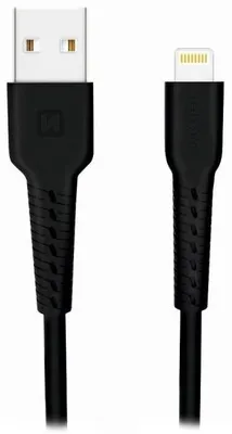Produktbild von Datenkabel usb/lightning schwarz 1,2m (eco pack)