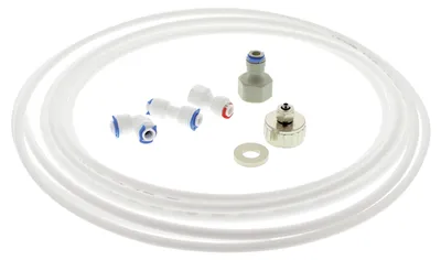 Immagine prodotto di Set di tubi flessibili per il filtro dell'acqua Scanpart di alta qualità, per frigorifero side-by-side, lunghezza 10 m, diametro 6 mm, incl. collegamenti