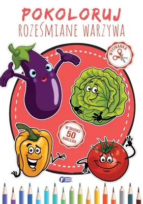 Produktbild von Pokoloruj rozesmiane warzywa