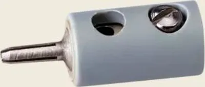 Produktbild von Brawa Stecker rund 2,5mm grau 10 Stück