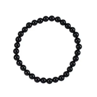 Obrázok produktu pre Náramok, schorl (stab.), korálky 06 mm