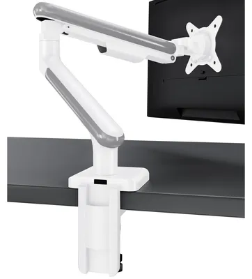 Immagine prodotto di Supporto per monitor - Monitor singolo - Fino a 34 pollici e 8 kg - Bianco