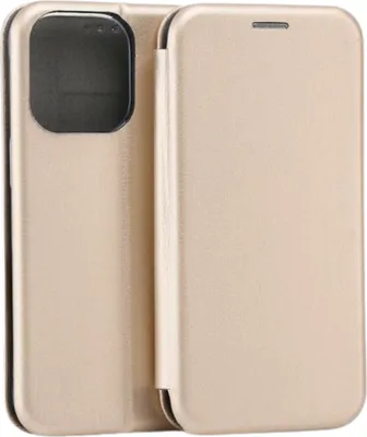 Produktbild von Beline Etui Buch Magnetisch Iphone 16 Pro 6.3 Złoty/Gold