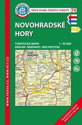 Obrázek produktu pro KČT 74 Novohradské hory 1:50 000 / Turistická mapa