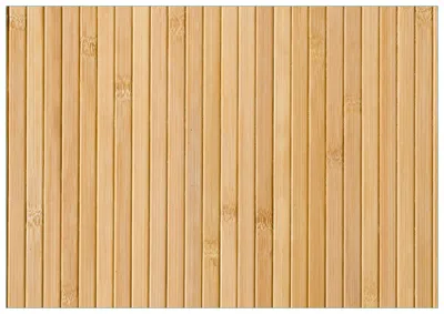 Produktbild von Wallario Premium Glasbild, freischwebende Optik, kräftige Farben, Größe 100 x 70 cm Motiv Holzpanele hell