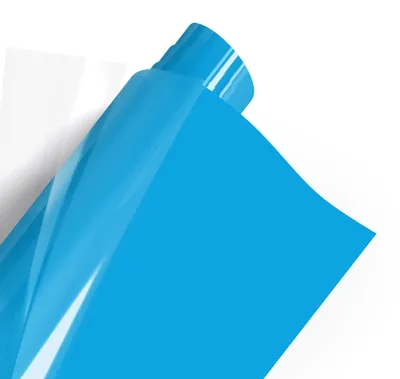 Produktbild von POLI-FLEX PREMIUM Meterware - 403 NEON-BLUE - Breite: 50cm