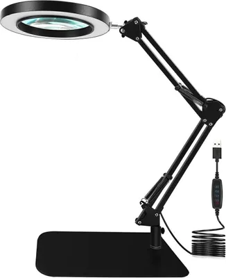 Zdjęcie produktu dla Zd141 Lampka Lupa Kosmetyczna Biurkowa