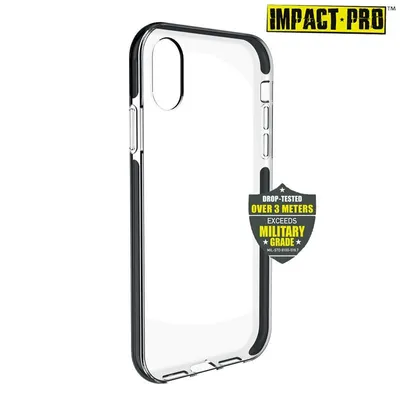 Produktbild von PURO Impact Pro Hard Shield - Hülle für iPhone XR (Schwarz)