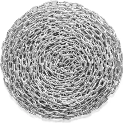 Zdjęcie produktu dla Łańcuch stalowy Łańcuch ze stali węglowej Łańcuch barierowy Łańcuch 7,3 mm x 28 m