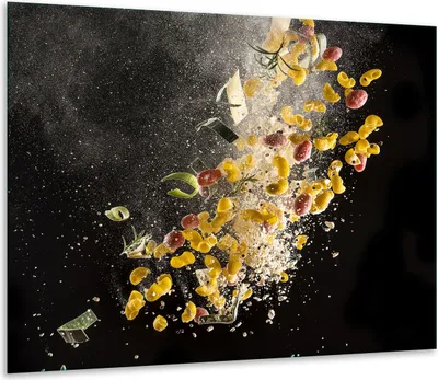 Produktbild von Herdabdeckplatten Glaskeramikkochfeld-Abdeckung Spritzschutz Glas 60x52cm Pasta