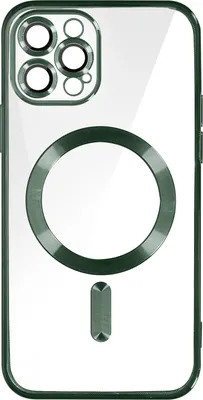 Produktbild von Avizar, MagSafe Hülle iPhone 12 Pro Chromrand Luxusdesign, Grün