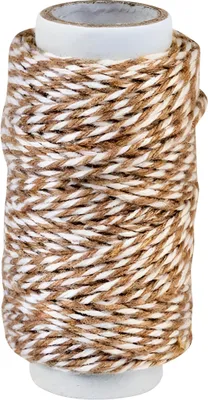 Image de KNORR prandell Cordon décoratif / cordon de boulangerie marron 20 m