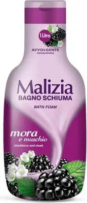 Zdjęcie produktu dla Żel pod prysznic Malizia o zapachu owoców leśnych, jeżyn i piżma - 1 l - nawilża i odżywia