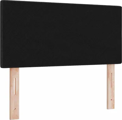 Produktbild von vidaXL Höhenverstellbares Kopfteil mit Kopfteil Schwarz 90 cm Stoff