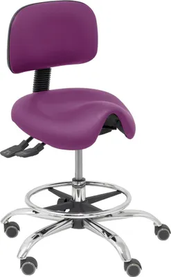 Immagine prodotto di Sgabello Zarza in ecopelle viola