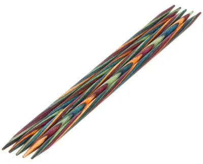 Produktbild von Lana Grossa Strumpfstricknadel Design-Holz 15-3.5 | Multicolor