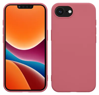 Produktbild von kwmobile Handyhülle für Apple iPhone 17e / iPhone 16e Hülle - TPU Case - Kabelloses Laden - Schutzhülle Cover in Dark Rose